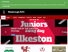 Tablet Screenshot of mosboroughrufc.com